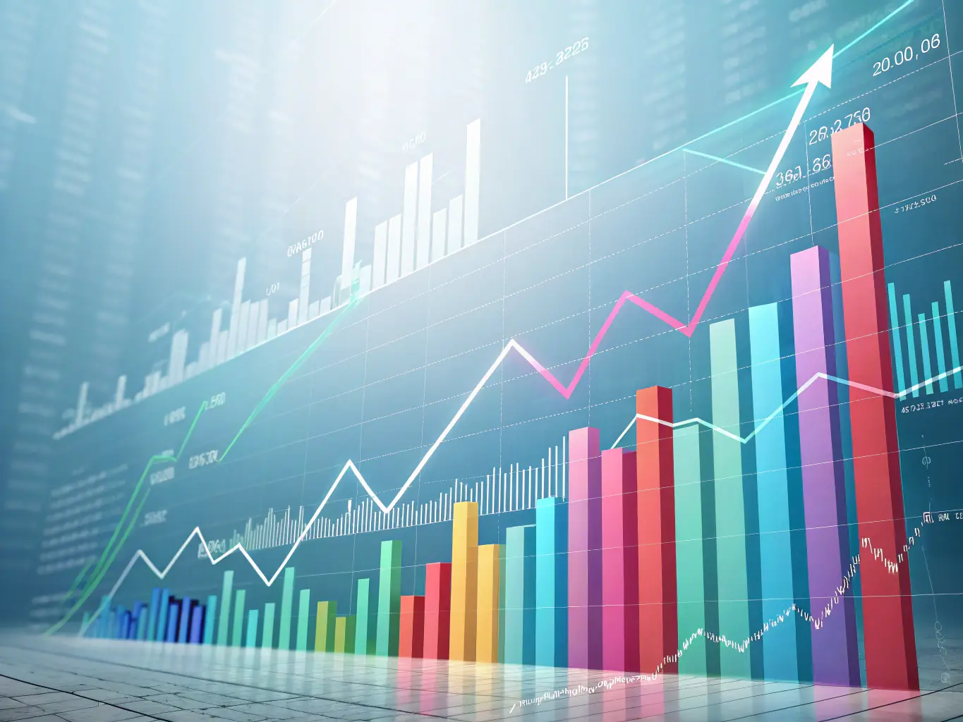 A visual representation of debt capital solutions, such as a graph showing successful debt restructuring or a diverse portfolio of investment options.